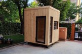 Gartenhaus aus Holz PREMIUM L (Extra Isoliert, 34 mm + Holzverschalung), 2x2 m, 4 m² customer 2