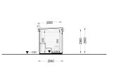 Gartensauna FREJA (44 mm), 4.5x2.5 m, 4.85 m² specification 6