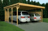 Carport aus Holz MODERN DUO, 6x6 m, 36 m² customer 1