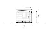 Gartenhaus aus Holz PREMIUM (34 mm + Holzverschalung), 5x3 m, 13 m² specification 6