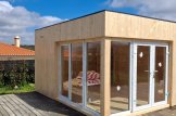 Kleines Holzhaus PREMIUM (Extra Isoliert, 34 mm + Holzverschalung), 6,5x4,5 m, 30 m² customer 2