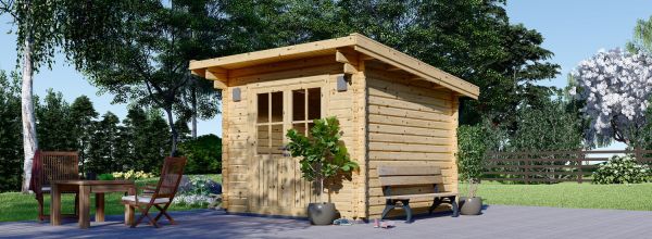 Gartenhaus aus Holz MALTA (34 mm), 3x3 m, 9 m²
