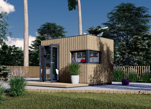Gartenhaus aus Holz PREMIUM L (34 mm + Holzverschalung), 3x2 m, 6 m² avp.ui.product_images.thumbnail 1