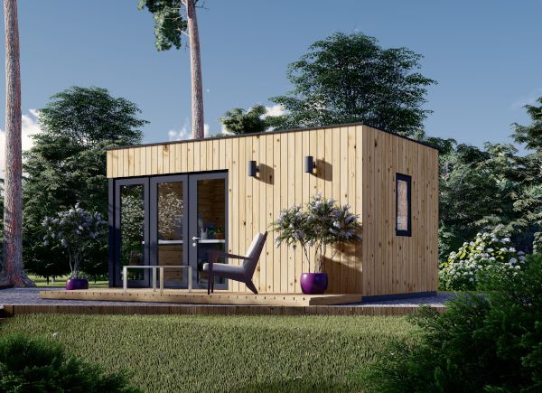 Gartenhaus aus Holz PREMIUM (34 mm + Holzverschalung), 5x3 m, 15 m² avp.ui.product_images.thumbnail 1
