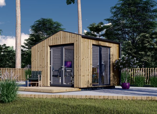 Gartenhaus aus Holz TONIA (34 mm + Holzverschalung), 3x3 m, 9 m² avp.ui.product_images.thumbnail 1