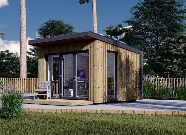 Gartenhaus aus Holz EVELIN (34 mm + Holzverschalung), 3x3 m, 9 m² avp.ui.product_images.thumbnail 1