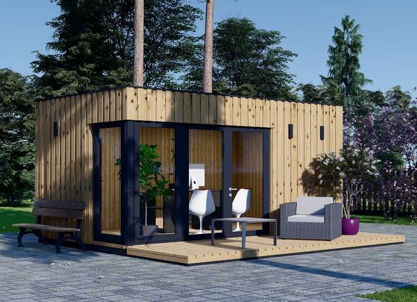 Gartenhaus aus Holz PREMIUM (Isoliert, SIPS), 5x3 m, 15 m² avp.ui.product_images.thumbnail 1