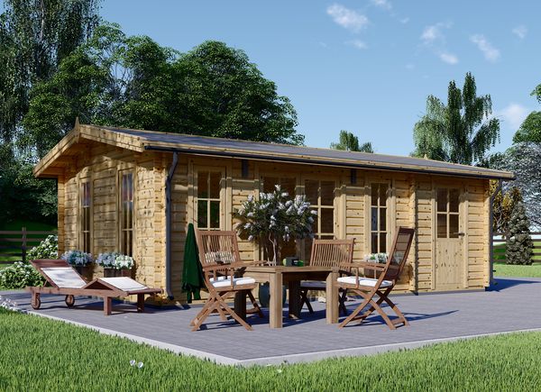 Gartenhaus aus Holz LEA (34 mm), 7x4 m, 28 m² avp.ui.product_images.thumbnail 1