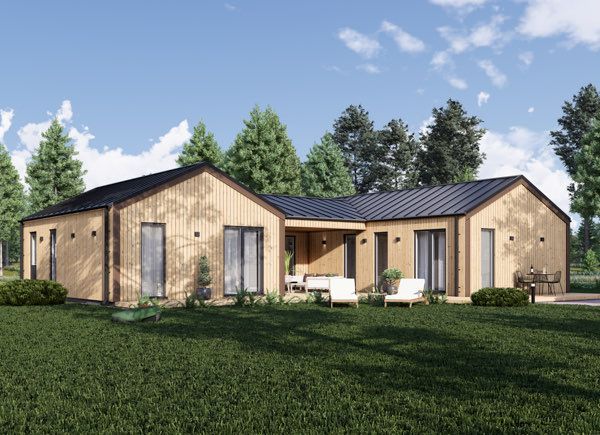 Holzhaus SCARLET S (44 mm + Holzverschalung), 139 m² avp.ui.product_images.thumbnail 1