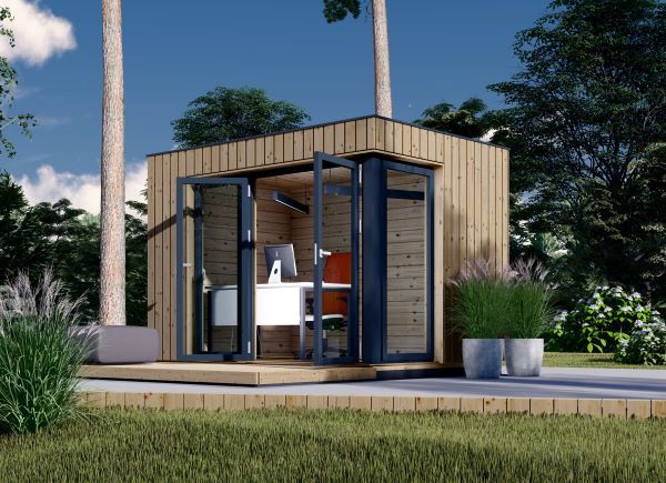 Gartenhaus aus Holz PREMIUM (34 mm + Holzverschalung), 3x2 m, 6 m² avp.ui.product_images.thumbnail 1