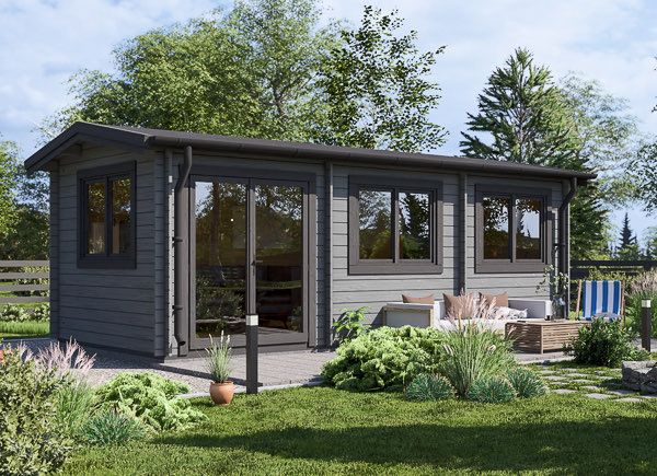 Gartenhaus aus Holz ELEONORA (34 mm), 6.6x3 m, 20 m² avp.ui.product_images.thumbnail 1
