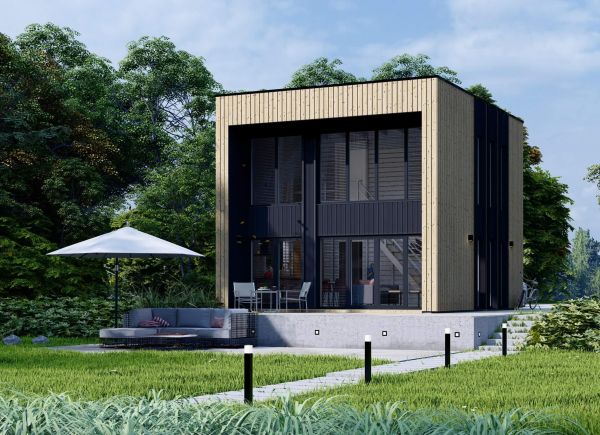 Holzhaus KAYA 4L (Extra Isoliert, 44 mm + Holzverschalung), 50 m² avp.ui.product_images.thumbnail 1