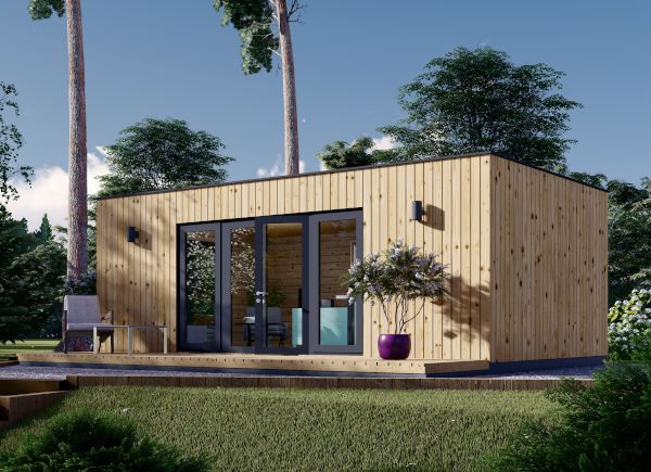 Gartenhaus aus Holz PREMIUM (Isoliert, 34 mm + Holzverschalung), 7x4 m, 28 m² avp.ui.product_images.thumbnail 1
