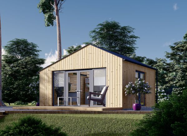 Gartenhaus aus Holz TONIA (34 mm + Holzverschalung), 5x5 m, 25 m² avp.ui.product_images.thumbnail 1