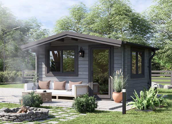 Gartenhaus aus Holz DREUX (44 mm), 4x3 m, 12 m² avp.ui.product_images.thumbnail 1