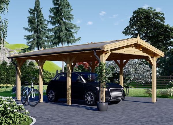 Carport aus Holz CLASSIC, 3x6 m, 18 m² avp.ui.product_images.thumbnail 1