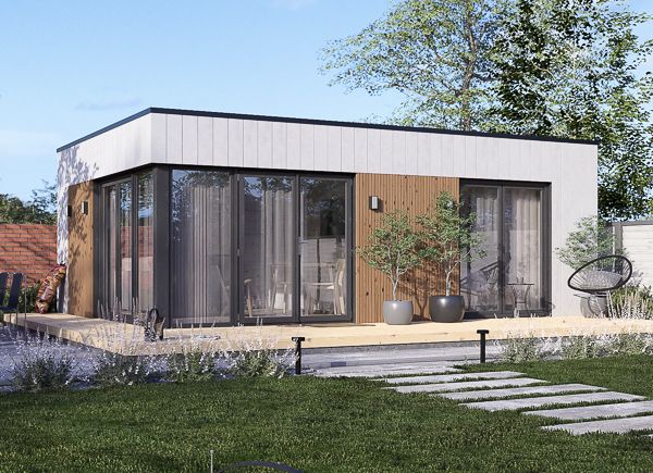 Gartenhaus aus Holz PREMIUM (34 mm + Holzverschalung), 6,5x4,5 m, 26 m² avp.ui.product_images.thumbnail 1