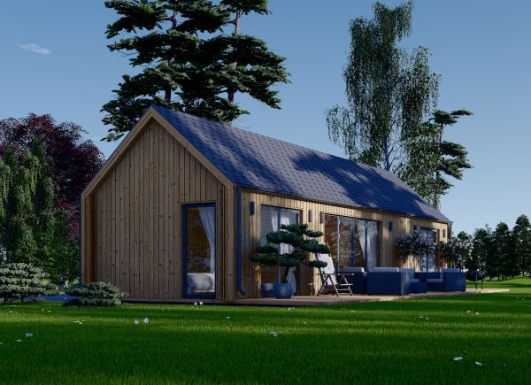 Holzhaus ADALINE (34 mm + Holzverschalung ), 50 m² avp.ui.product_images.thumbnail 1