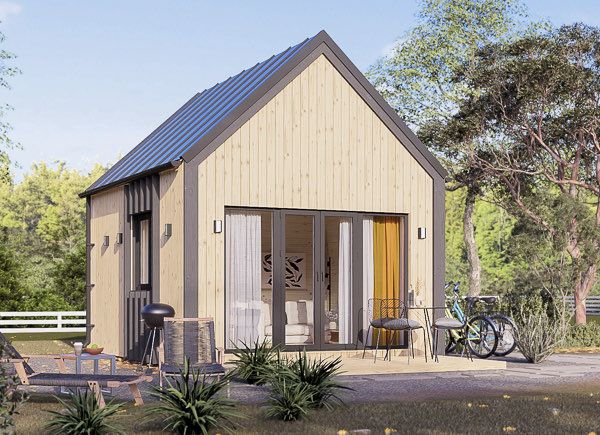 Holzhaus SALLY (Isoliert - RClass, 44 mm + Holzverschalung), 20 m² avp.ui.product_images.thumbnail 1