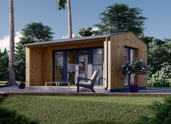 Gartenhaus aus Holz TINA (34 mm + Holzverschalung), 5x4 m, 15 m² avp.ui.product_images.thumbnail 1
