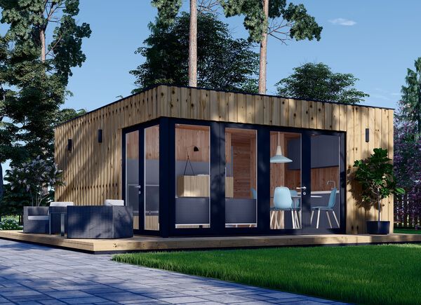 Kleines Holzhaus PREMIUM (Isoliert, SIP-Paneele), 6x5 m, 30 m² avp.ui.product_images.thumbnail 1