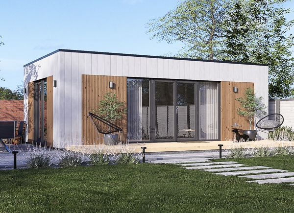 Gartenhaus aus Holz PREMIUM (34 mm + Holzverschalung), 7x4 m, 25 m² avp.ui.product_images.thumbnail 1