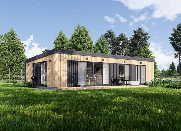 Holzhaus CARLA (44 mm + Holzverschalung), 66 m² avp.ui.product_images.thumbnail 1