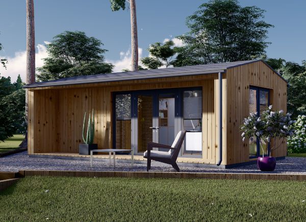 Gartenhaus aus Holz TINA (34 mm + Holzverschalung), 7x4 m, 20 m² avp.ui.product_images.thumbnail 1