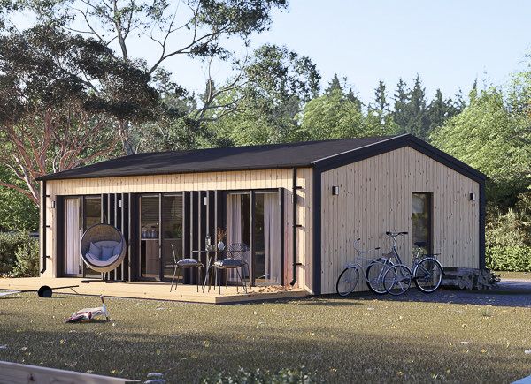 Holzhaus ANGELA (44 mm + Holzverschalung), 43 m² avp.ui.product_images.thumbnail 1