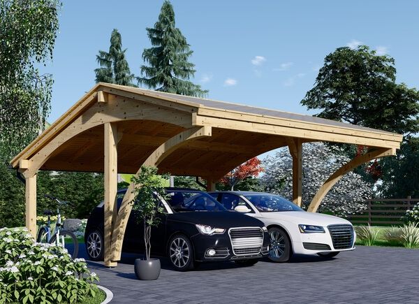 Carport aus Holz CORA DUO, 5,9 x 5,9 m, 35 m² avp.ui.product_images.thumbnail 1