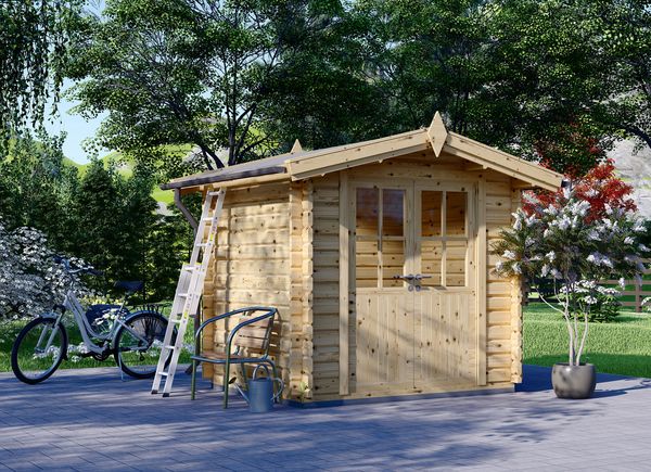 Gartenhaus aus Holz NANO (28 mm), 2,5x2 m, 5 m² avp.ui.product_images.thumbnail 1