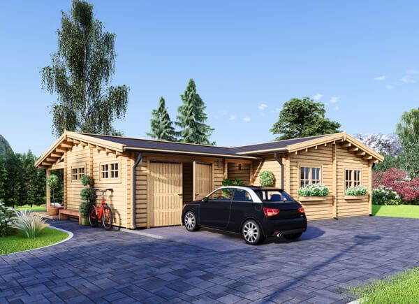 Holzhaus BERTA (44+44 mm), 105 m² avp.ui.product_images.thumbnail 1