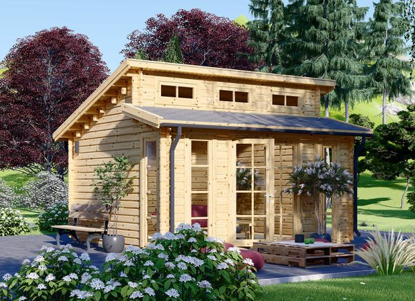 Gartenhaus aus Holz ALABAMA (44 mm), 4,5x4,5 m, 20 m² avp.ui.product_images.thumbnail 1