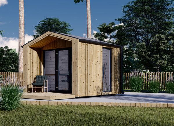 Gartenhaus aus Holz PIA (34 mm + Holzverschalung), 3x2 m, 6 m² avp.ui.product_images.thumbnail 1