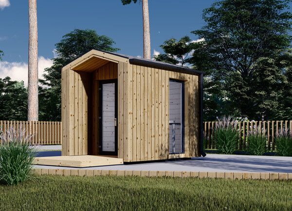 Gartenhaus aus Holz  PIA (34 mm + Holzverschalung), 2x2 m, 4 m² avp.ui.product_images.thumbnail 1
