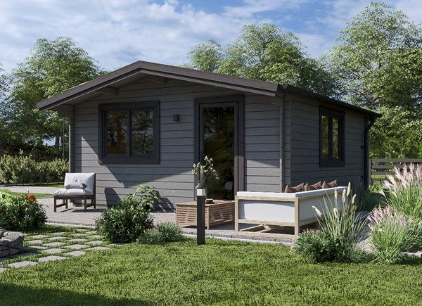 Gartenhaus aus Holz DREUX (44 mm), 5x5 m, 25 m² avp.ui.product_images.thumbnail 1