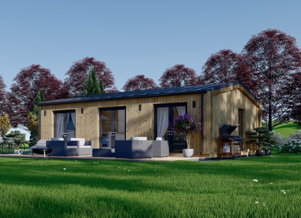 Holzhaus ANGELA (44 mm + Holzverschalung), 43 m² avp.ui.product_images.thumbnail 1