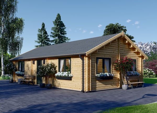 Holzhaus GRETA (44+44 mm), 54 m² avp.ui.product_images.thumbnail 1