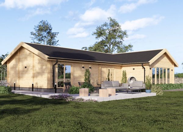 Holzhaus VALENTINA S (44+44 mm), 118 m² avp.ui.product_images.thumbnail 1