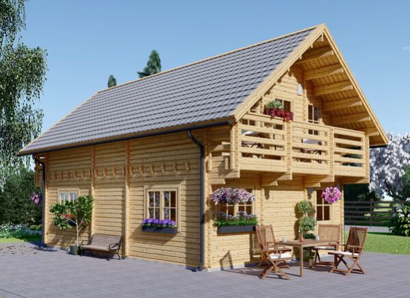 Holzhaus LANGON (66 mm), 95 m² avp.ui.product_images.thumbnail 1