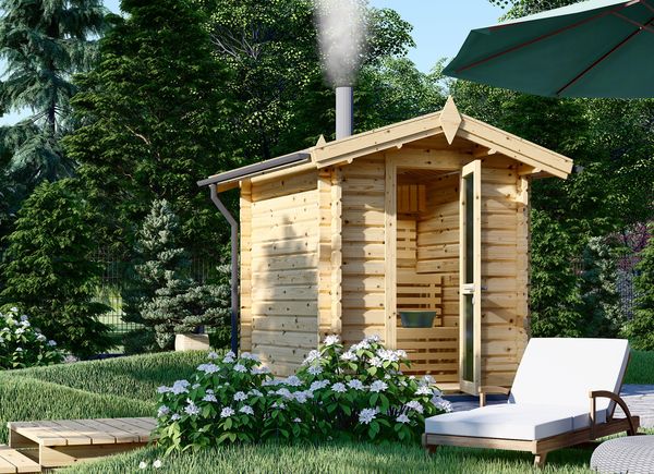 Gartensauna ELDA (44 mm), 2x2 m, 4 m² avp.ui.product_images.thumbnail 1