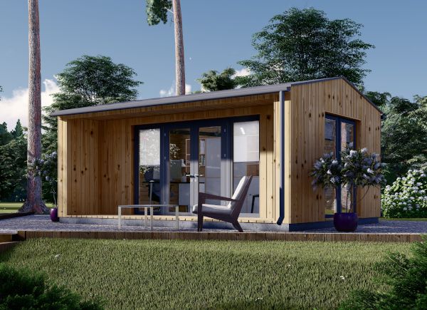 Gartenhaus aus Holz TINA (34 mm + Holzverschalung ), 5,5x4 m, 16,5 m² avp.ui.product_images.thumbnail 1
