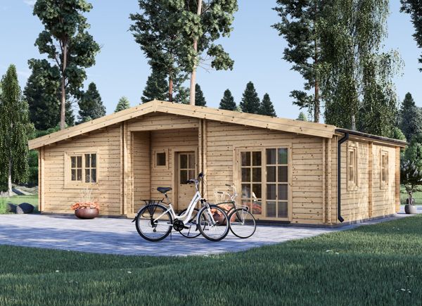 Blockbohlenhaus kaufen Blockhaus Bausatz zum besten Preis