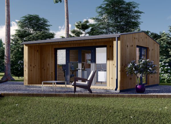 Gartenhaus aus Holz TINA (34 mm + Holzverschalung), 5,5x5 m, 22 m² avp.ui.product_images.thumbnail 1