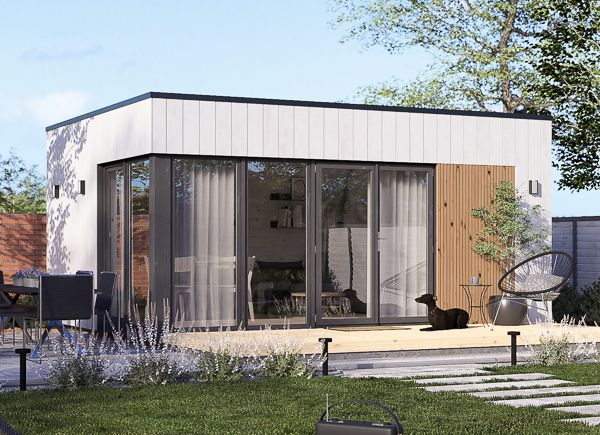 Gartenhaus aus Holz PREMIUM (34 mm + Holzverschalung), 5x4 m, 18 m² avp.ui.product_images.thumbnail 1