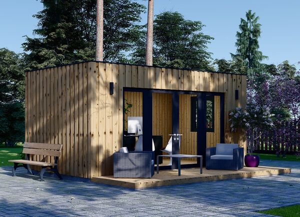 Gartenhaus aus Holz PREMIUM (Isoliert, SIPS), 6x3 m, 18 m² avp.ui.product_images.thumbnail 1