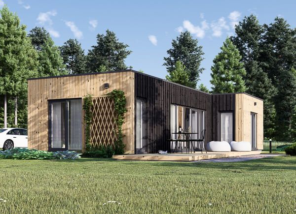 Holzhaus LUCIA 2 (44 mm + Holzverschalung), 50 m² avp.ui.product_images.thumbnail 1