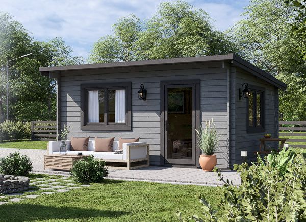 Gartenhaus aus Holz DREUX F (44 mm), 5x4 m, 20 m² avp.ui.product_images.thumbnail 1