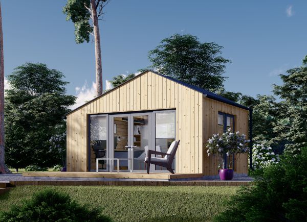 Gartenhaus aus Holz TONIA (34 mm + Holzverschalung), 5x4 m, 20 m² avp.ui.product_images.thumbnail 1