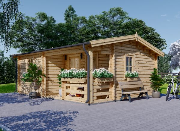 43+ Gartenhäuser Zum Wohnen, Integrieren sie eine küchenzeile oder